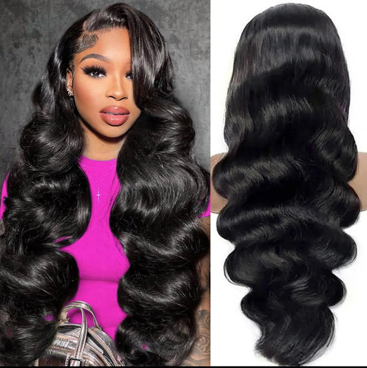 Body Wave 13*4 HD Lace Transparent Lace Front Virgin Human Hair Wigs